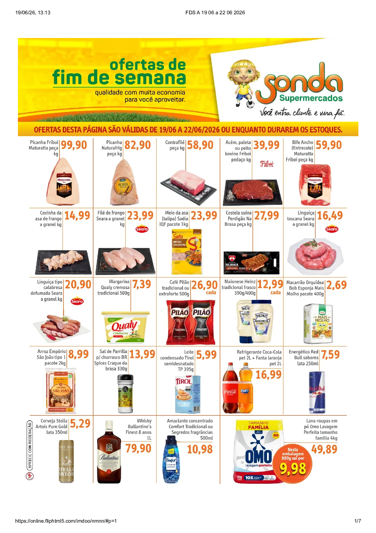 Ofertas do Sonda Supermercados